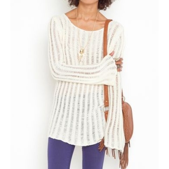 MINKPINK Sweaters - MINKPINK Stairway To Heaven Cream Sweater S